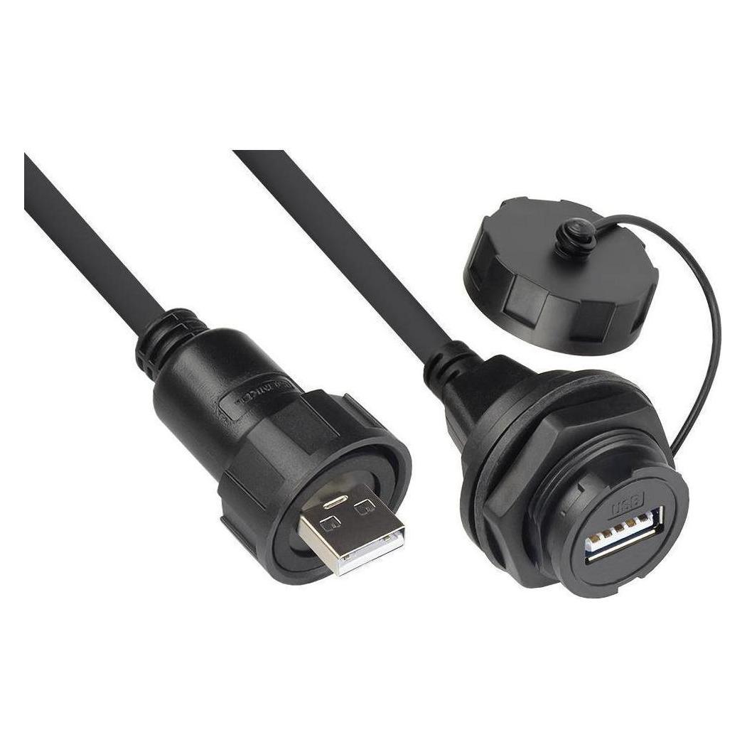 Good Connections Alcasa IC04-U203. Kabellänge: 1 m, Anschluss 1: USB A, Anschluss 2: USB A, USB-Version: USB 2.0,... (1 m, USB 2.0) (IC04-U203)