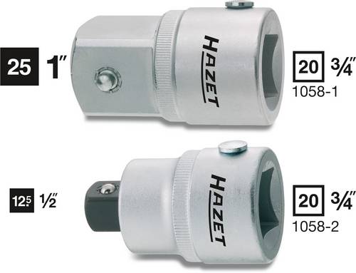 Hazet 1058-1 Steckschlüssel-Adapter Antrieb 3/4 (20 mm) 60.6mm 1St.