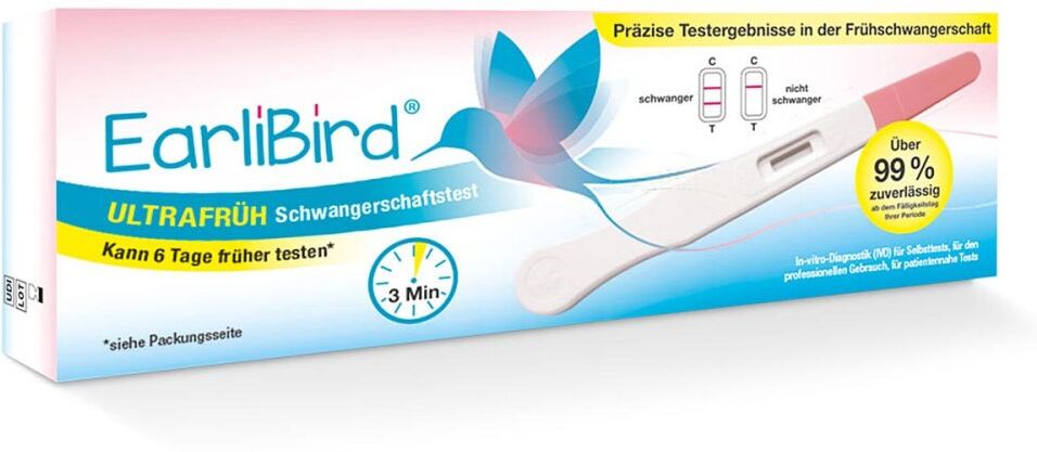Earlibird Ultrafrüh Schwangerschaftstest Urin