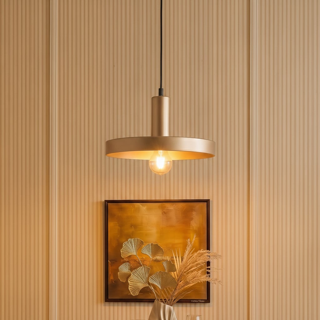 Lyora Design hanglamp Garni enkel in goud/messing