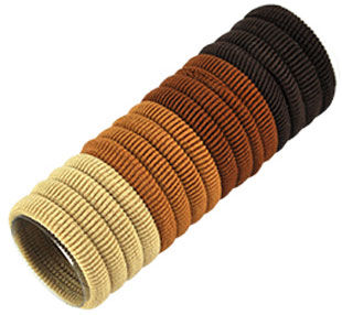 Le Kikke Elastici basic marroni sottili 16 pz