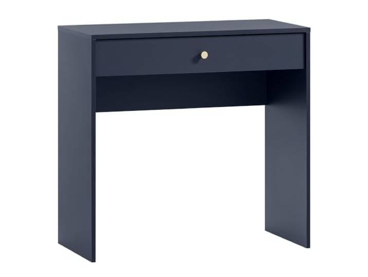 Lomadox Frisiertisch Schminktisch in blau mit 1 Schublade
