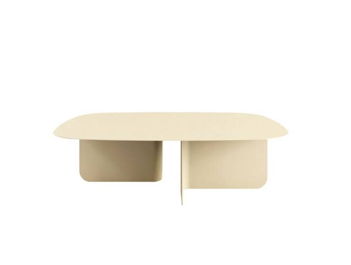 Metallbude Livia Couchtisch mit organischer Form aus Metall - Me