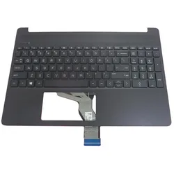 HP Top Cover W Kb Ahs Intl, Notebook Ersatzteile, Grau