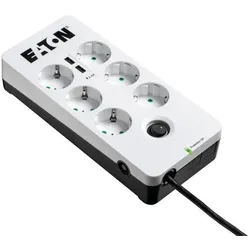 Eaton PB6UD Spannungsschutz Schwarz, Weiß 6 AC-Ausgänge 220 - 250 V 1,5 m