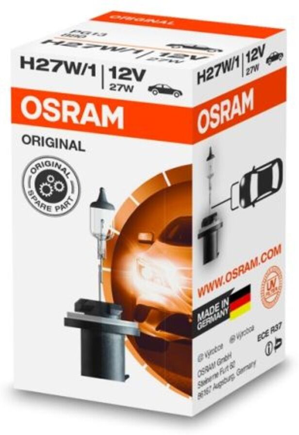 Ams-Osram Glühlampe Halogen OSRAM H27W/1 Standard 12V, 27W, 1 Stück