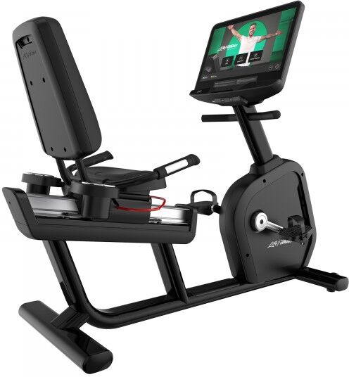 Life Fitness Integrity+ Recumbent Bike Black Onyx 24