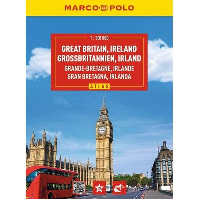 MARCO POLO Reiseatlas Großbritannien, Irland 1:300.000, Gebundene Ausgabe von , MairDuMont, 978-3-575-02445-9