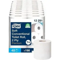 Tork, Toilettenpapier, Toilettenpapier 12292 Weiss 48 Rollen (48 Stk.)