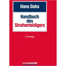 Handbuch des Strafverteidigers, Fachbücher von Hans Dahs