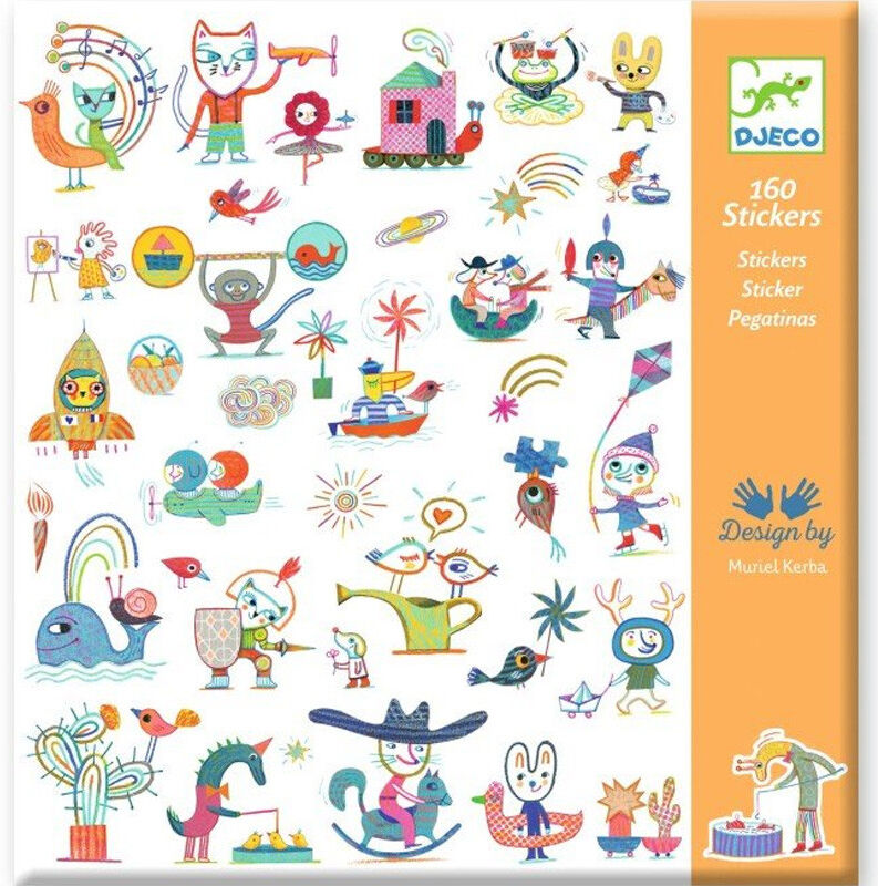 Pochette 160 Stickers Gazette - Djeco