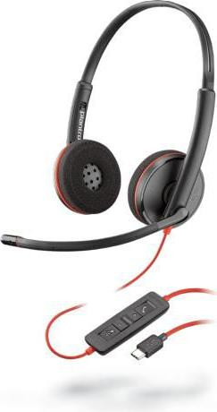 Poly Blackwire C3220 USB-C headset, enkelvoudig