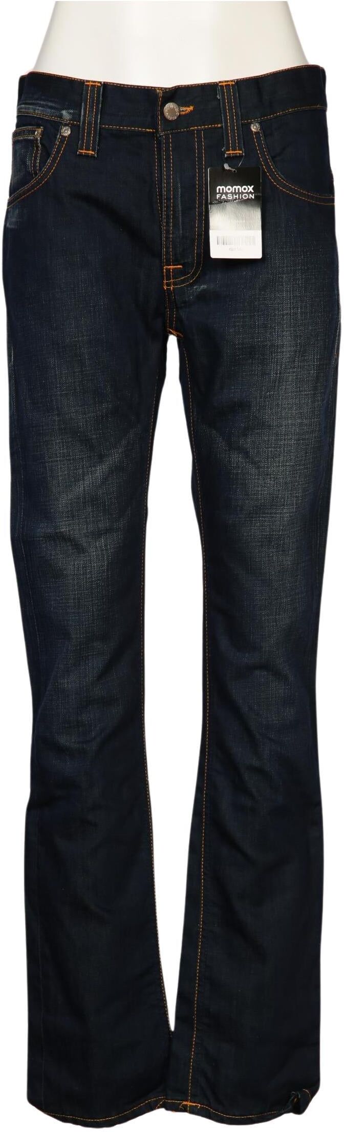 Nudie Jeans Damen Jeans, Marineblau, Gr. W30, Baumwolle - Second Hand