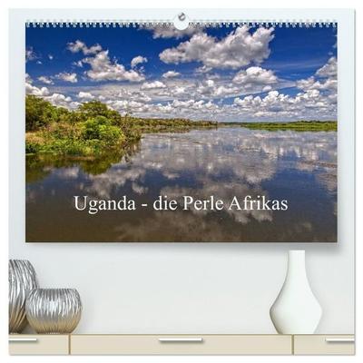 Uganda - die Perle Afrikas (hochwertiger Premium Wandkalender 2027 DIN A2 quer), Kunstdruck in Hochglanz