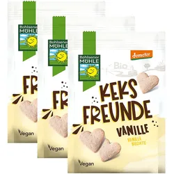 3er-Pack KeksFreunde Vanille Bio