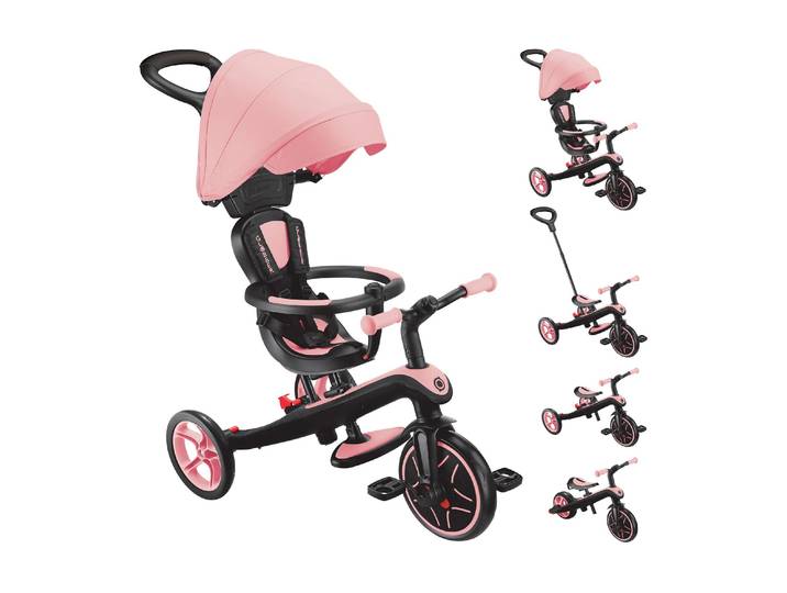 Dreirad GLOBBER GLOBBER Explorer Trike 4 in 1 Explorer Trike 4 in 1 , rosa (pink), Dreiräder, Kinder, Dreirad