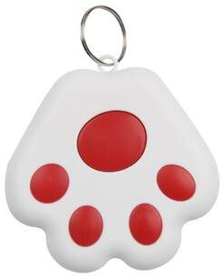 Inspire Daily Merch Smart Pet GPS Tracker Waterproof Anti Loss Locator For Dogs Cats Kids Wallet red