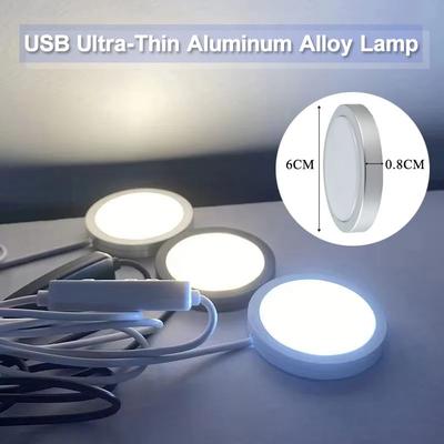 Inspired Finds Adjustable DIY LED Lamp Kit Compact LED Model Light Kit With Warm & Cold Lighting warm Light silvery Shell