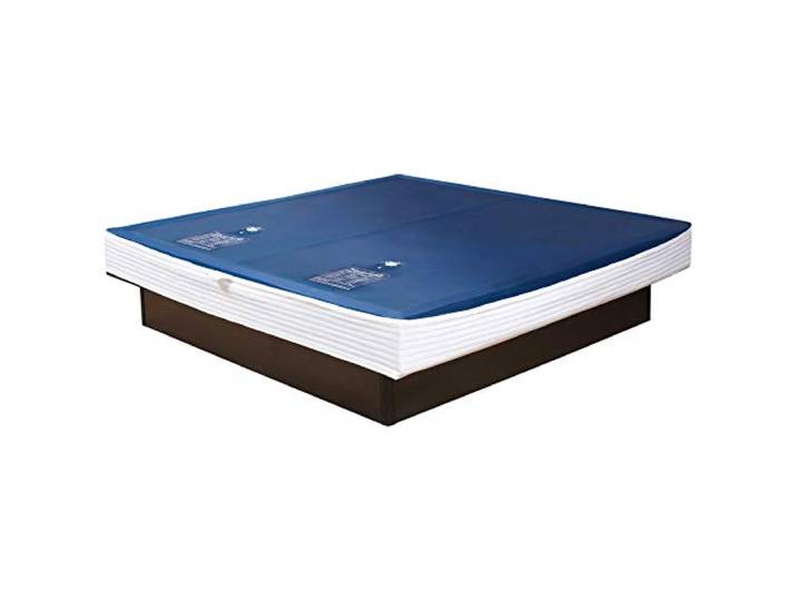 Premium Comfort Wasserkern für Wasserbett oder Wasserbettmatratze - eine Seite für Bettgröße 200x200 cm - Bettaufbau: Dual - Softsideumrandung: innen gerade - Höhe innen: 15-17 cm - Beruhigungsstufe 90% / F4