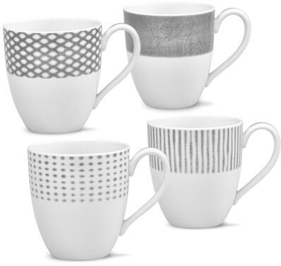 Noritake Hammock Set of 4 Assorted Mugs, 15 oz.