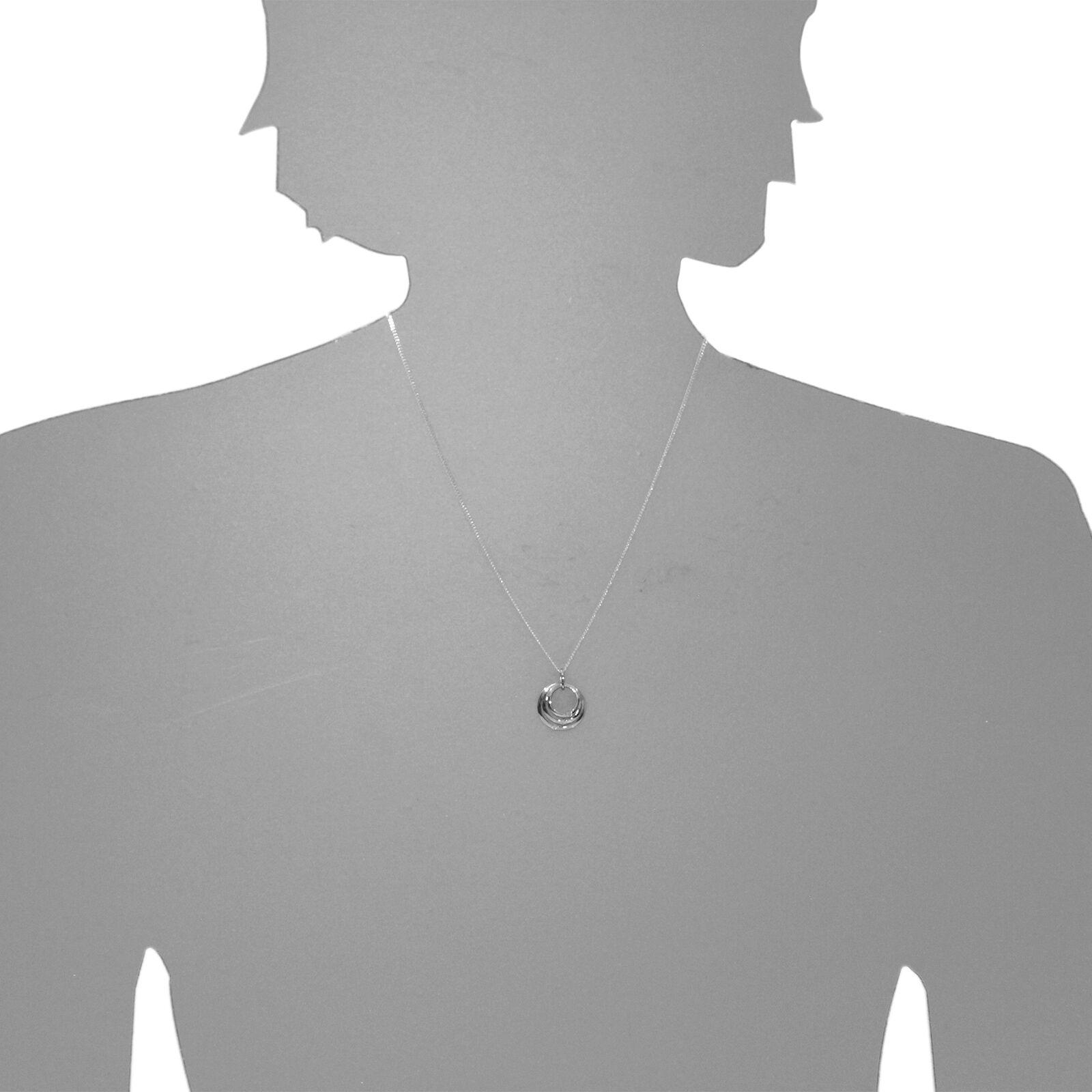 Kette mit Anhänger OSTSEE-SCHMUCK "Ostsee-Schmuck Kette mit Anhänger Ruby Kette mit Anhänger Ruby" Gr. 45, silber (weiß, neutral), Halsketten, Damen, 45cm, Silber 925 (Sterlingsilber), L: 42, Kette mit Anhänger