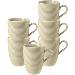 Seltmann, Tasse, Beat Color Glaze Kaffeebecher (350 ml, 6x)