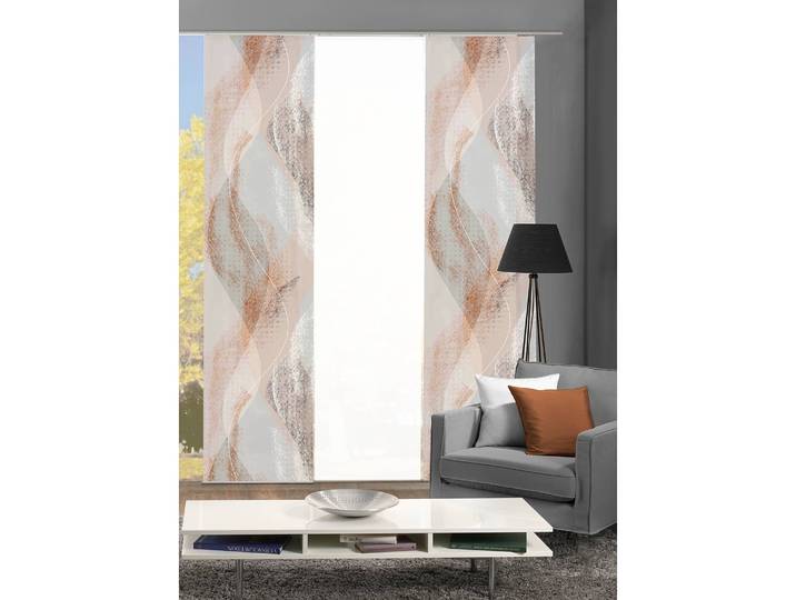 Panneaux japonais Torre lot de 3 60 x 245cm Cuivre/Cuivre