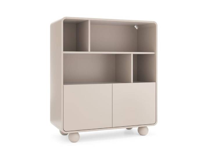 Bibliothèque cachemire 2 portes 108x121 cm