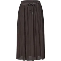Street One Midi-Rock - Damen - Gr. 36 - schwarz
