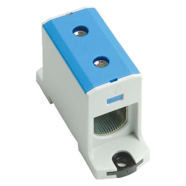 Hager HAG K150AN Anschlussklemme für Aluminium- + Kupferleitungen, 25-150 qmm, blau (K150AN)