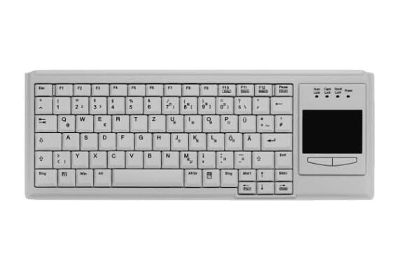 ContourDesign Active Key AK-4400 Tastatur Büro USB Deutsch Weiß AK-4400-GU-W/GE