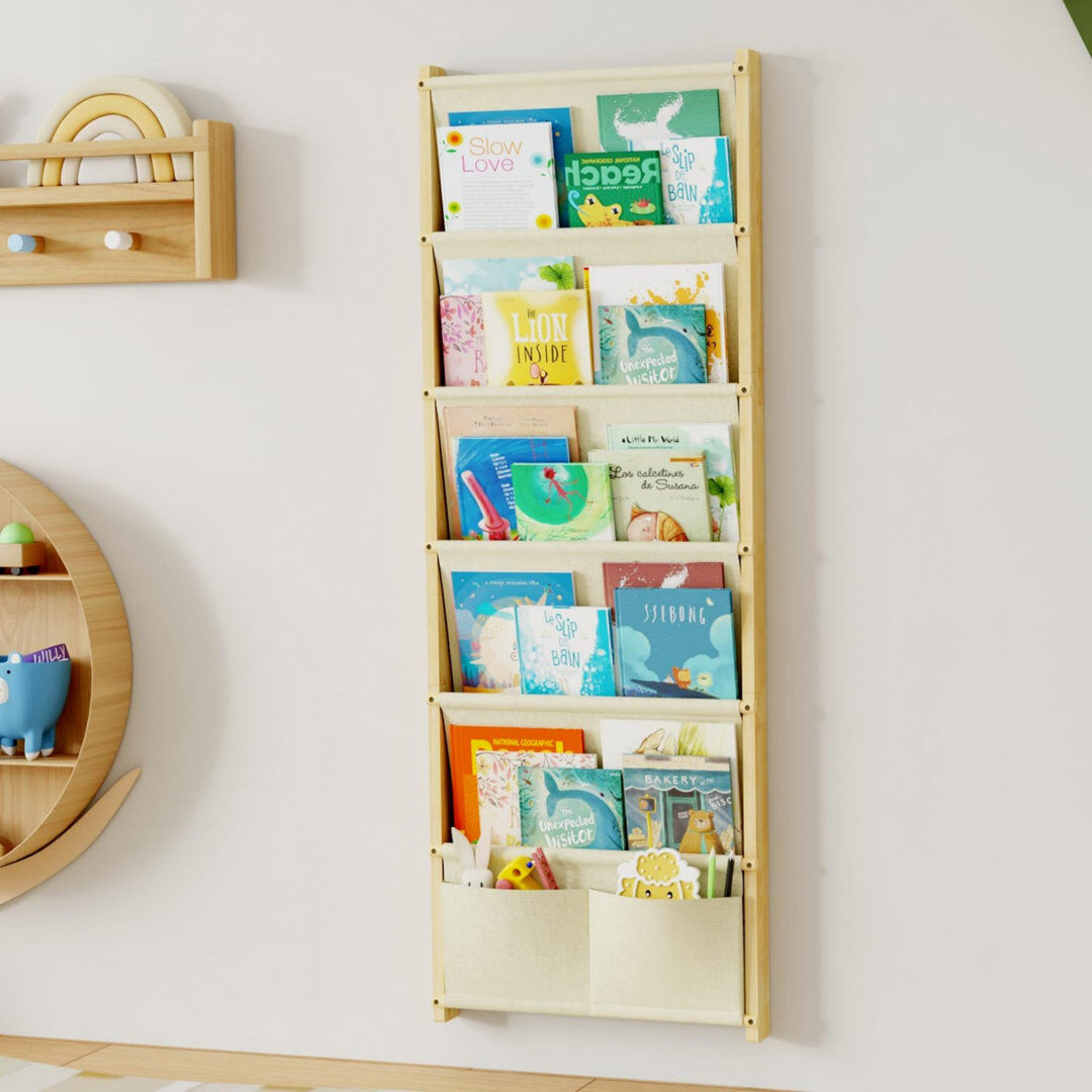 17 Stories 118cm H X 42cm W Wood Kids Beige 118cm H X 42cm W X 5cm D