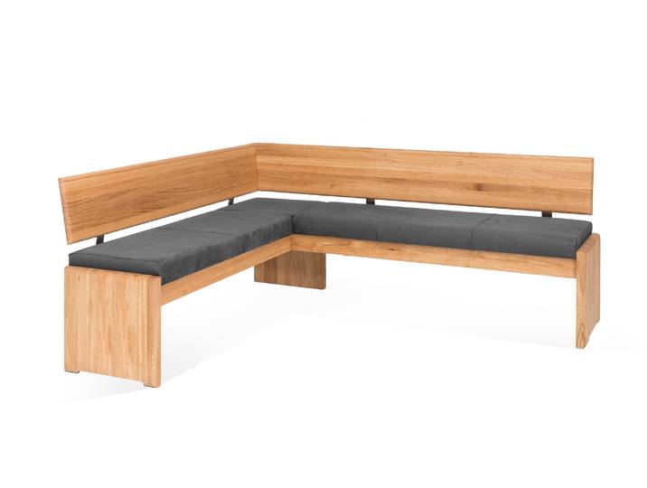 SCOTT Eckbank mit Truhe, Material Massivholz / Bezug