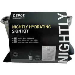 Depot, Beauty Geschenkset, 800 Skin Specifics Pflegeset für Männer – Feuchtigkeit, Detox & Beruhigung (Gesichtspflege Set)