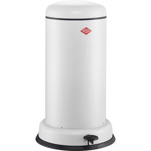 Wesco Mülleimer Baseboy, mattweiß, aus Metall, 20 Liter