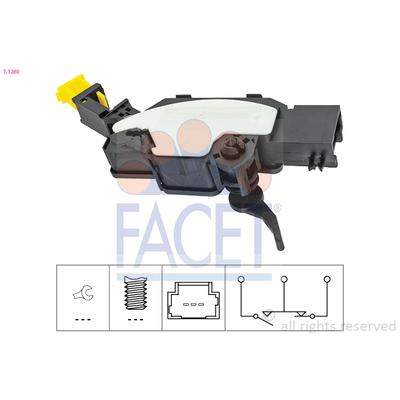FACET Pedalwegsensor, Kupplungspedal 71280 für Peugeot Opel ABARTH GM JEEP