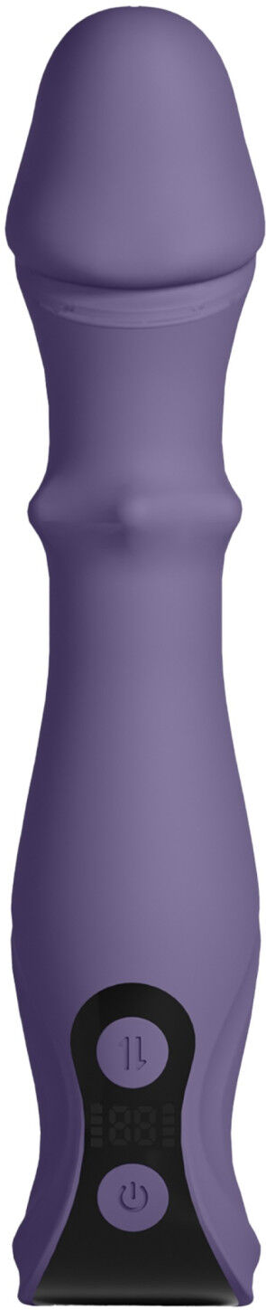 NS Novelties - thrusting, rotating vibrator (purple)