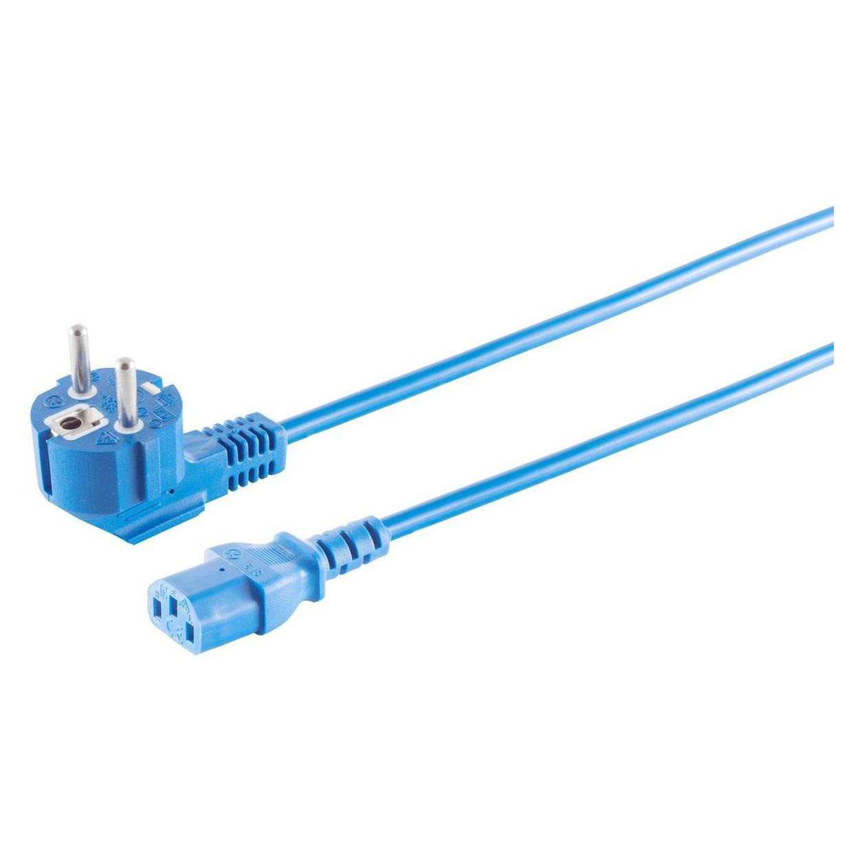 MicroConnect Power Cord Schuko Angled (5 m) (MC-SCHUANGC13500B)