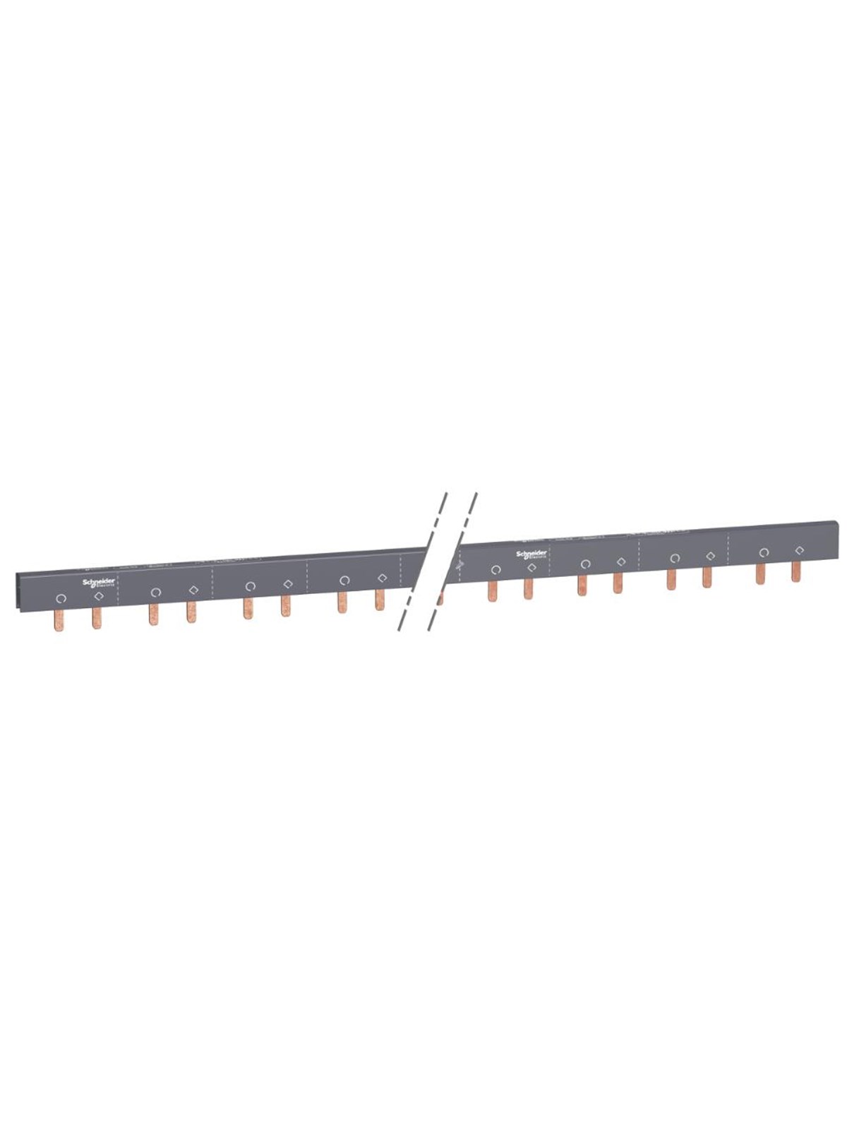 Schneider Electric Comb busbar aux2p 100a 57mod.