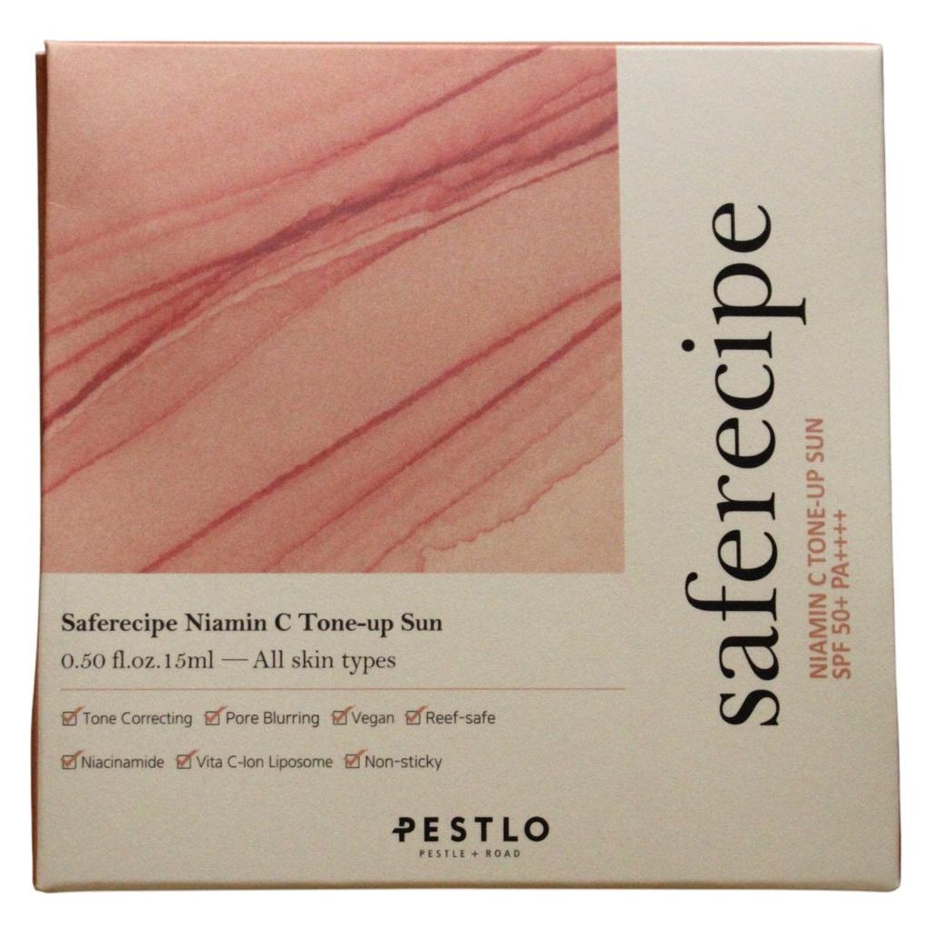 Pestelo Saferecipe Niamin C Tone Up Sun Cream, Tone-up, Tonic Cream, Face, 50 ml Unisex (50 ml) (64676596)