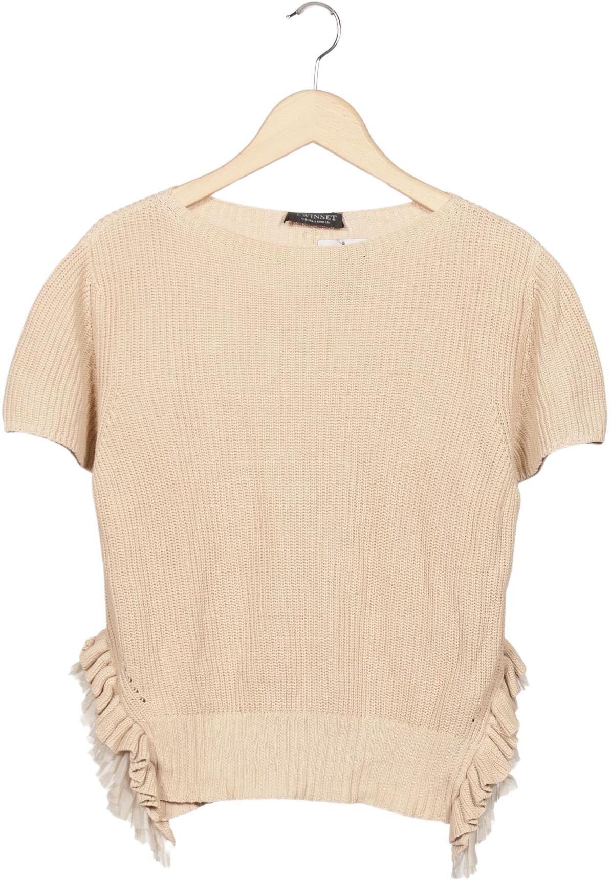 Twinset Damen Pullover, Beige, Gr. L, kein / Etikett - Second Hand
