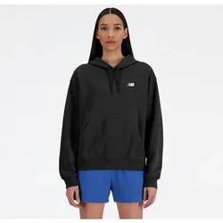NEW BALANCE Damen Kapuzensweat Sport Essentials Fleece Hoodie, Größe L in Schwarz 41510