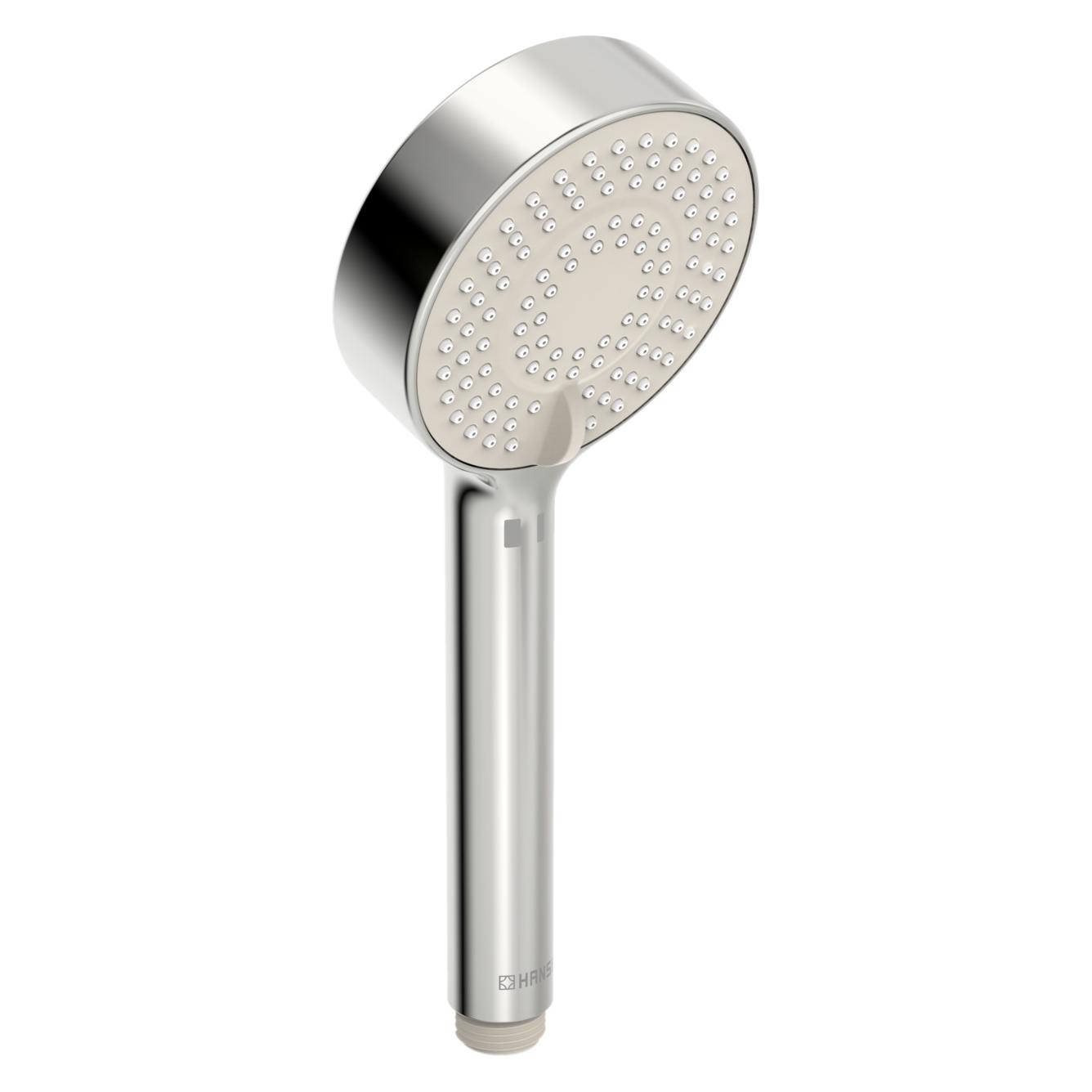 Hansa Hansabasicjet Handbrause, Anti-Kalk-Technik, Durchmesser 95 mm, Eco-Durchfluss, 3-strahlig, 44 (3 Strahlarten, 18 l/min) (44630300)