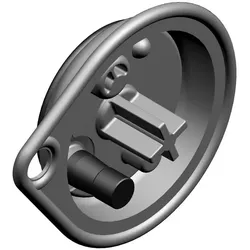 BOSCH Ersatzteil TTNR: 8738710120 Membrane (A) (Oval)