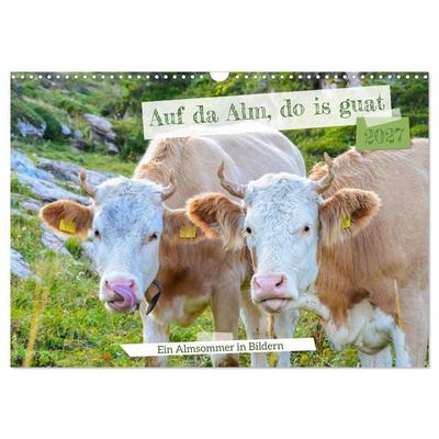 Bergstille – Momente auf der Alm (Wandkalender 2027 DIN A3 quer), CALVENDO Monatskalender