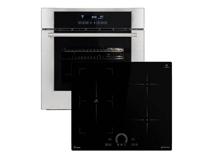 KKT KOLBE Backofen-Set KKT KOLBE Backofen und Induktionskochfeld SET8015IH592FZ, mit siehe Bilder/Beschreibung, 60cm Einbau-Backofen EB8015ED + 59cm Induktionskochfeld IH85901FZ