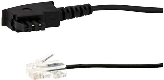 E+P Elektrik DSL-Anschlusskabel 3m TAE-F/RJ45 Stecker T180/3 (8708101)