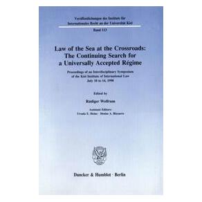 Duncker Law of the Sea at the Crossroads: The Continuing Search for a Universally Accept (Englisch, Denise A. Bizarro, Rüdiger Wolfrum, Ursula E. Heinz) (72785680)