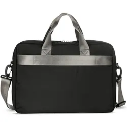 Bugatti Aktentasche Kunstfaser Herren, Damen LEGERE (17"), Notebooktasche, Schwarz