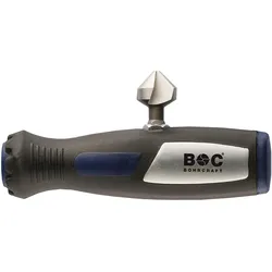 Bohrcraft, Raspel + Feile, Handentgrater mit Griff HSS 90 Grad Z3 Nenn ø 12.4 mm